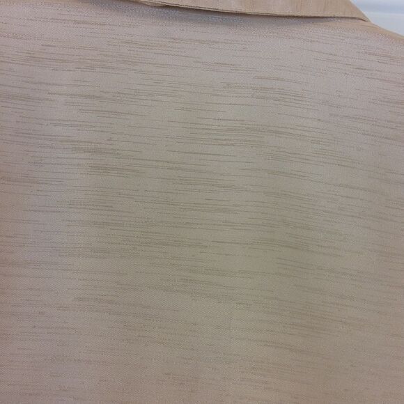 Selene Sport tan 3/4 cuff sleeve wrap front blouse - Picture 11 of 12